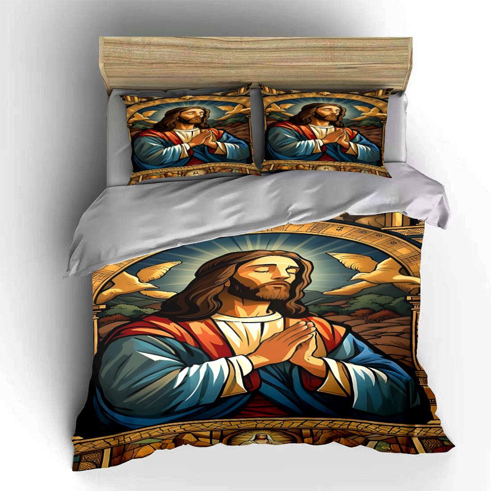 Graceful serene devotion. Bedding sets Duvet cover sets Duvet covers Pillowcases(1*Duvet Cover 2*Pillowcases without duvet insert)