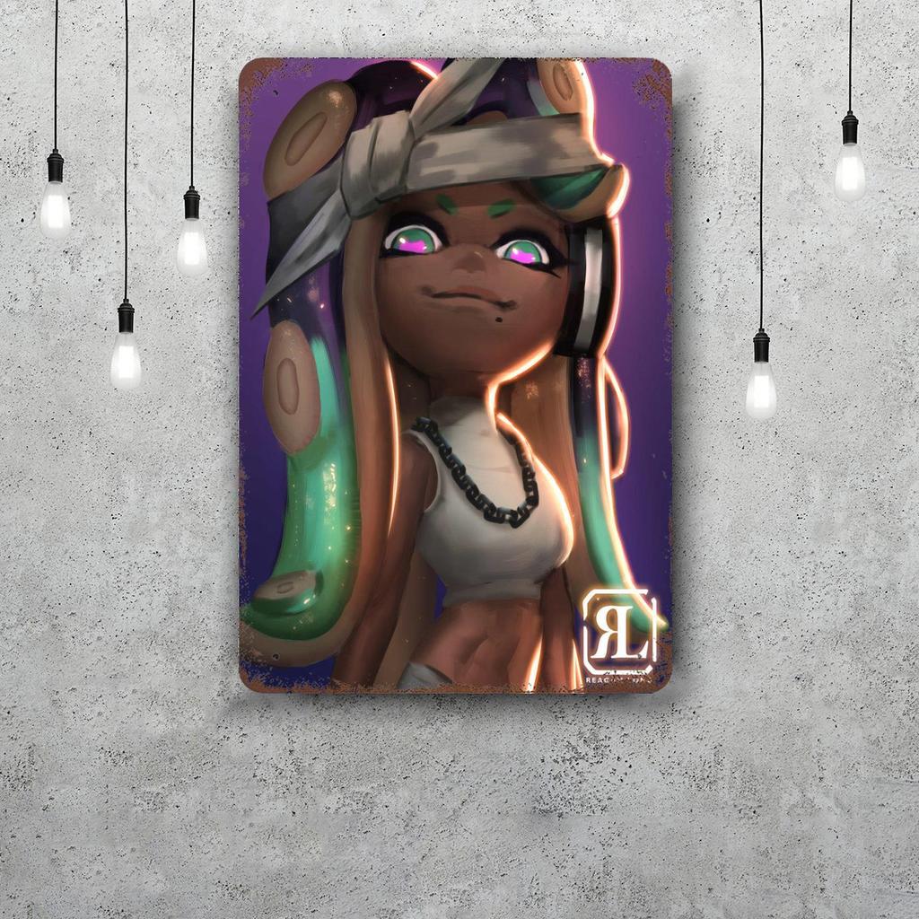 octo expansion video games Vintage Metal Tin Signs Posters Decor Retro Metal Plaque Wall Art Decor for Garage Bar