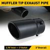 Exhaust Pipe Tip Tail Stainless Muffler Steel Replacement for 4cm-7cm155-275"
