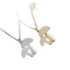 European Influencer Mushroom Pendant Necklace - Niche Design, High-End Style, Light Luxury