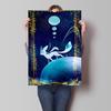 High Quality Canvas Pokemon Flareon Anime Poster Unique Design Cartoon Picture HD Printing Modern Home Living Room Wall Decor