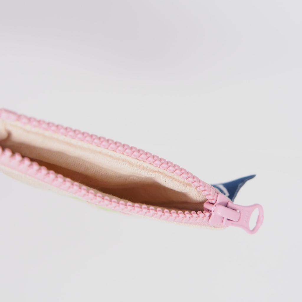 Pickles the Frog Embroidered Carabiner Mini Pouch