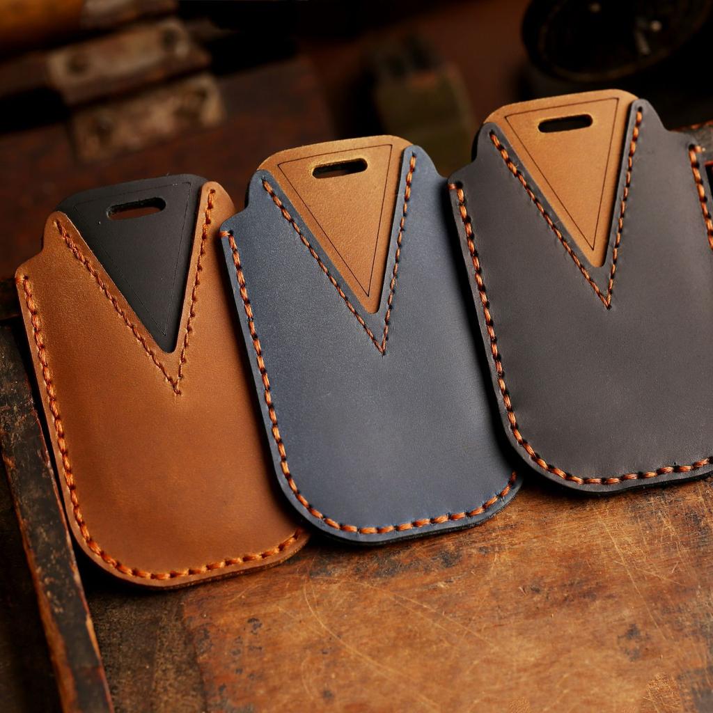 Leather Car Key Cover Protector Case for Honda Accord SPIRIOR Odyssey Civic Crv Crosstour Genuine Fit Shuttle Freed Spike Hybrid