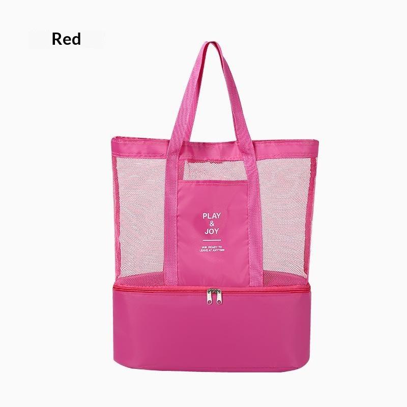 Leakproof Dry Wet Separation Storage Bag Double Layer Portable Handbag for Beach Travel Swimming Gym Daily Use