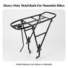 Universal Bike Cargo Rack with Mounting Hardware Sturdy Rear Carrier