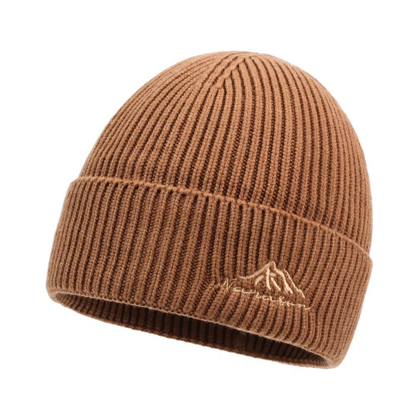 Outdoor Sports Knitted Hat Wool Hat Autumn Winter Warm Sleeve Cap