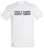 This Adds 10 BHP I T-Shirt Race Racing Car Driver Racer Petrol Head Fun Love
