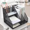 Metal Multi-Layer File Holder & Organizer for Office