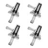 Bunggou 4pcs Universal Motorcycle Right Angle Inline Fuel Filter 1/4