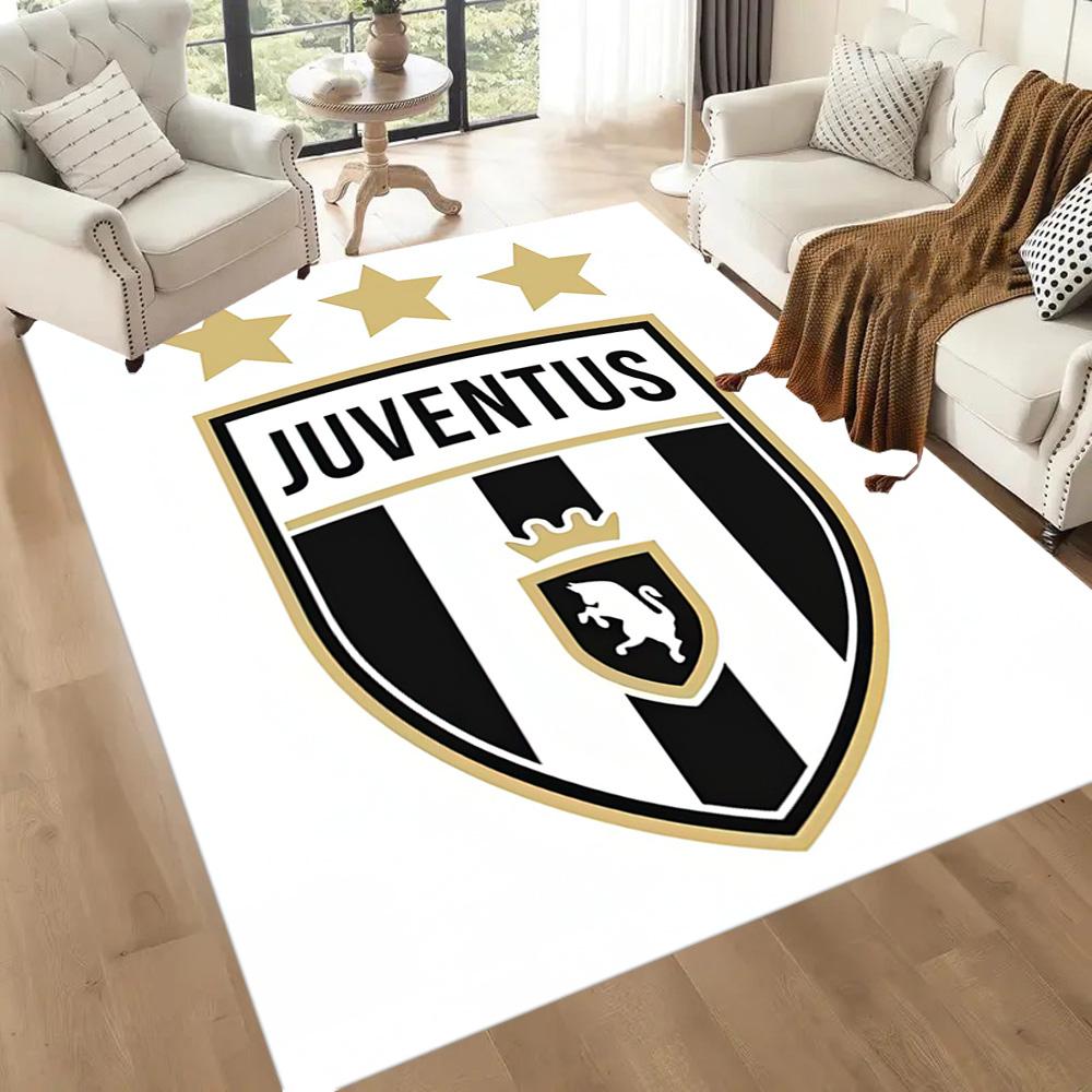 Juventus Area Rug Perfect For Balcony Playrooms Bedrooms Entryway Antislip Rug Office Home Decor Wedding Party Gift