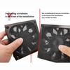 Aluminum Computer Fan Filter Grills Silver Black Axial Flow Fan Mesh Dust Cover  Computer Cooling