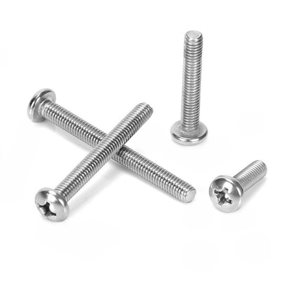 

60 шт., болты с цилиндрической головкой из нержавеющей стали 304, винты с ручками M3, винты с крестообразным шлицем, тянущие ручки