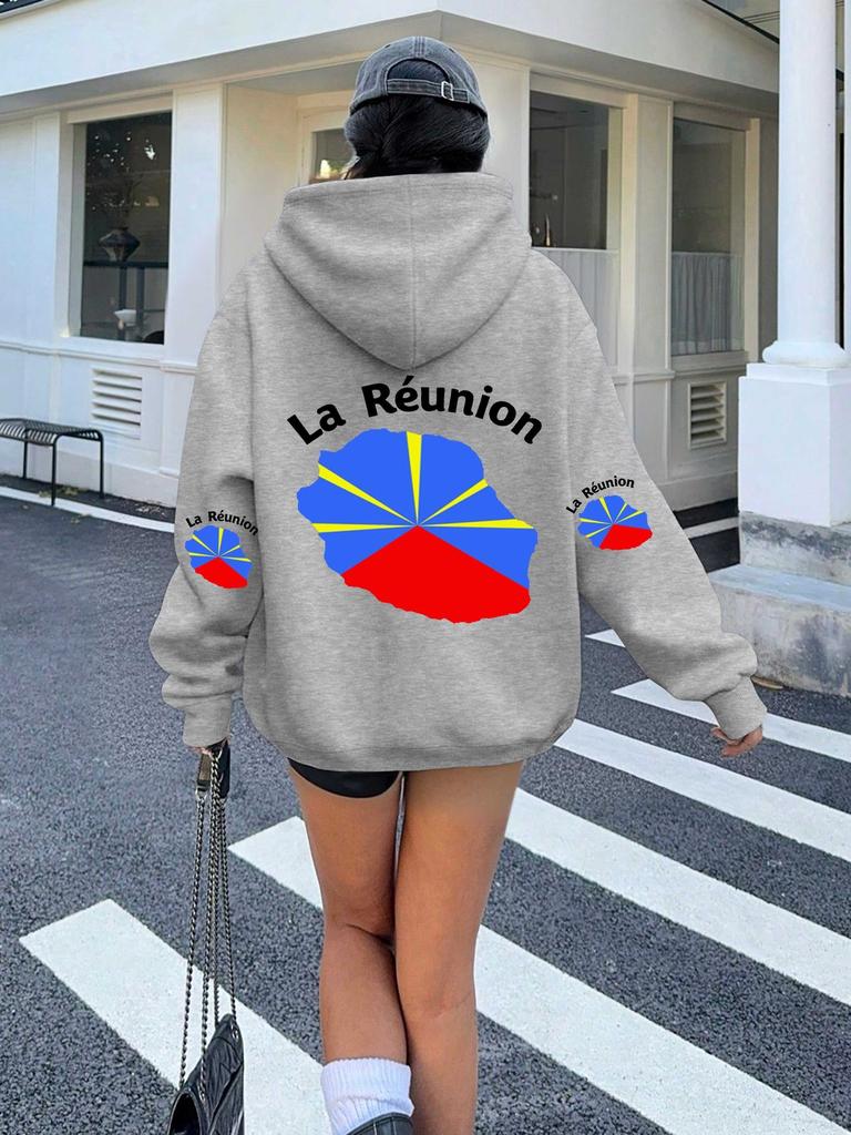 Meeting La R union Geometric Island 974 women's hoodies