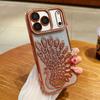 For IPhone17PROMAX Mobile Phone Case Luxury Electroplating Color Drilled Bird Glitter Powder for Apple 16/15 Anti-fall Case