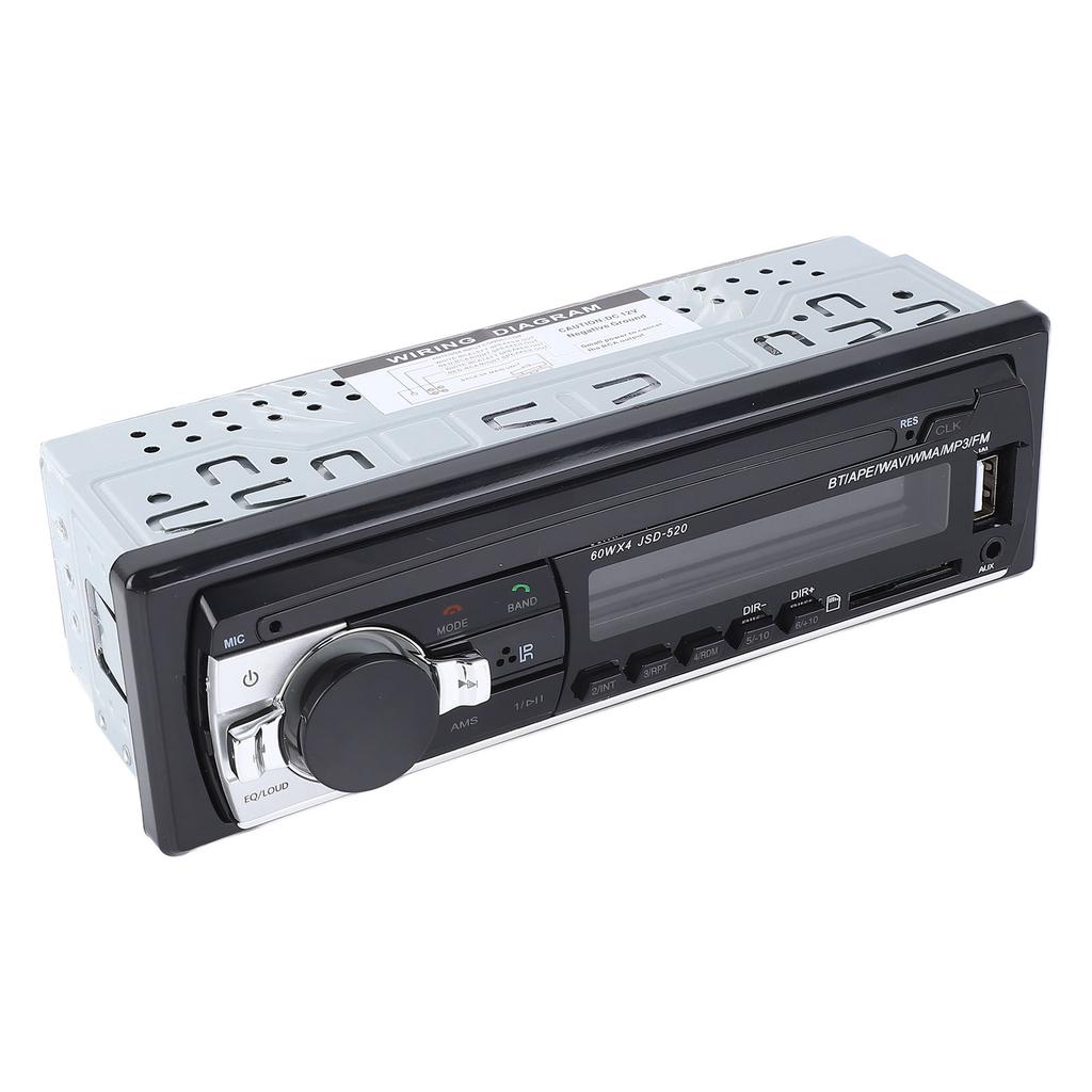 12V Car Radio MP3 Player Bluetooth Hands Free Calling FM Radio Vehicle Stereo Audio with Remote Control