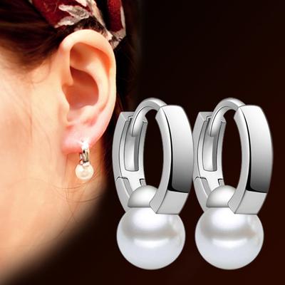 Fashion Silver Plated Ear Rings Earrings Women's Fashion Fashion Apollo Pearl Cute Personalized Earrings