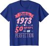 50 Birthday Decorations 50th BDay 1973 Birthday Youth Unisex T-shirt