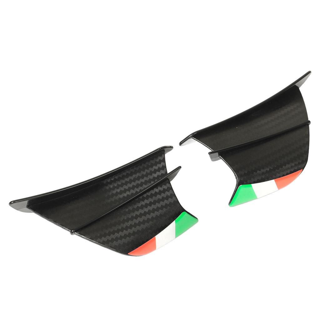 2PCs Motorcycle Wing Side Spoiler Fairings Winglets Fit for NINJA 400 250 Z900 Z1000 Matte Carbon