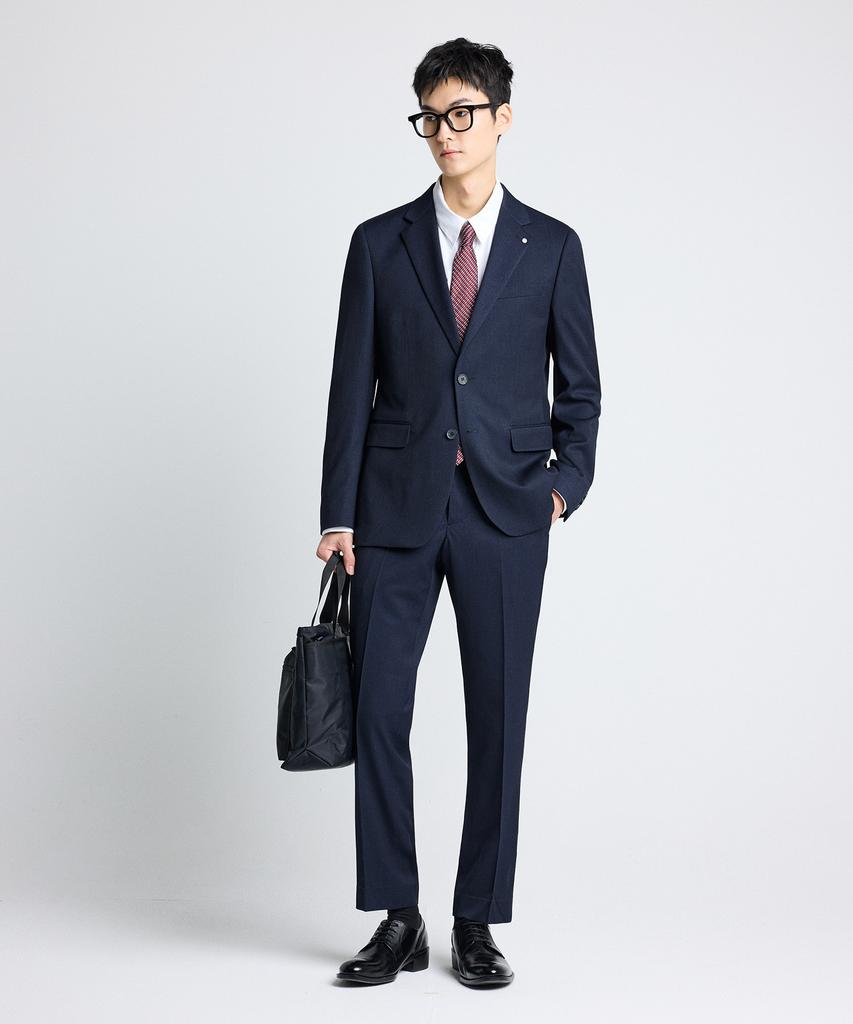 STCO Tech-Poly Four-Way Stretch Essential Formal Pants_Indigo (Slim Fit)_Ssluz04Ssn