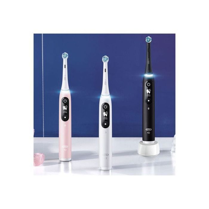 Brosse à dents électrique - Oral-B - iO Series 6 - Noir - 5 modes de brossage - Technologie iO