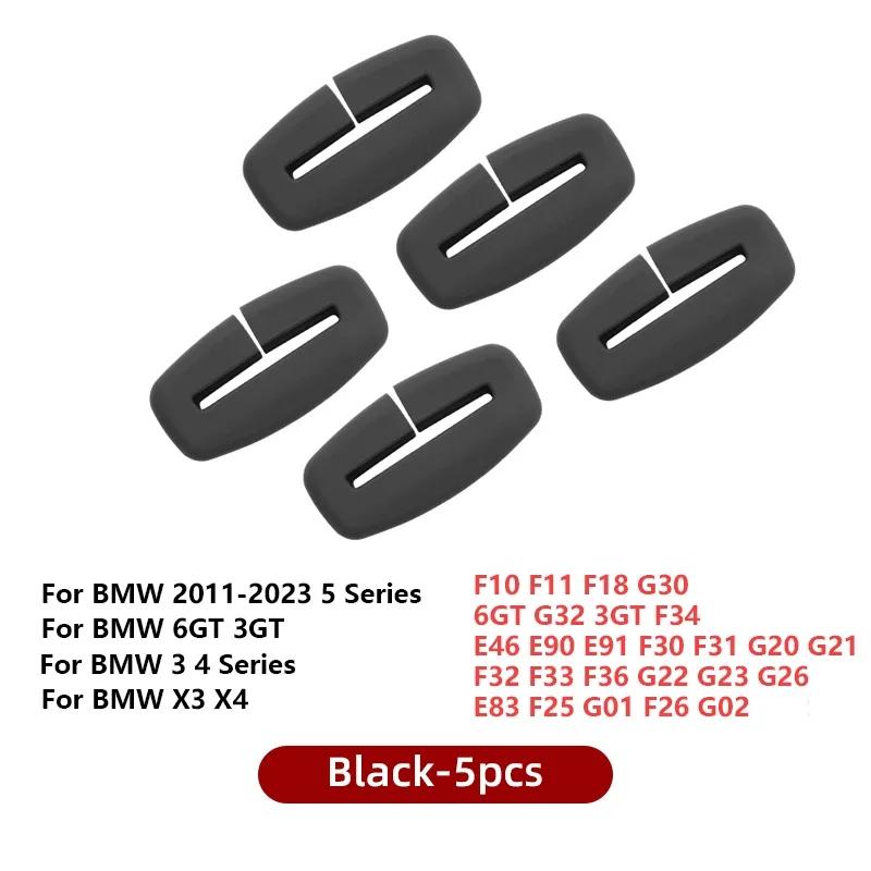 Silicone Car Seat Belt Buckle Clip Protector For BMW 3 5 Series X3 X4 G30 6GT G32 F10 G20 G21 G22 E83 F30 F34 E90 F30 G01 G02