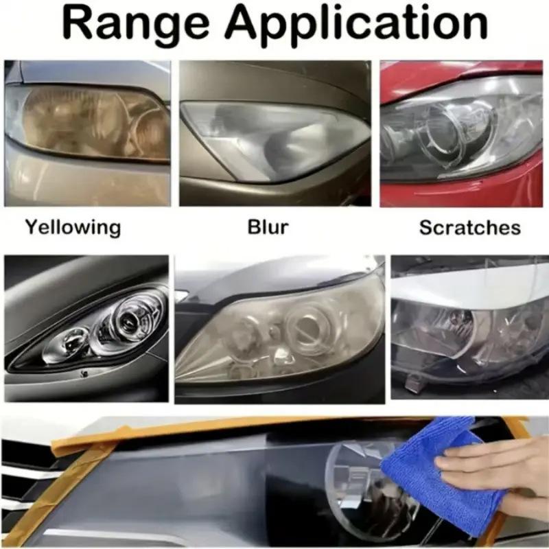 Headlight Restoration Fluid Automotive Headlight Oxidation Yellowing Scratches Blurring Enhancement