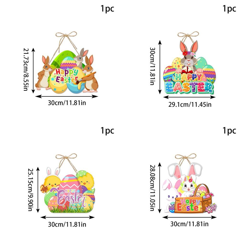 Paper Easter Rabbit Door Hanging Party Decor With Cartoon Theme Party For