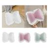 Bowknot Throw Pillow Car Backrest Cushion Breathable Soft Decoration Sofa Pillow for Living Room Nursery Bed Sofa 32 Cmx40 cm