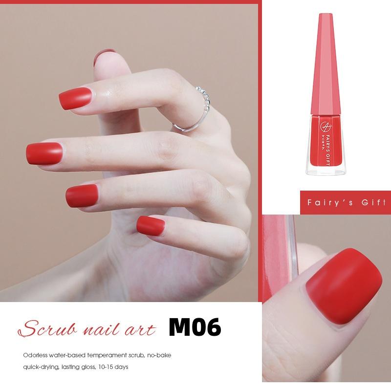 New Water-based Matte Nail Polish Matte Matte Non-tearable No-bake Quick-drying Long-lasting Nail Polish