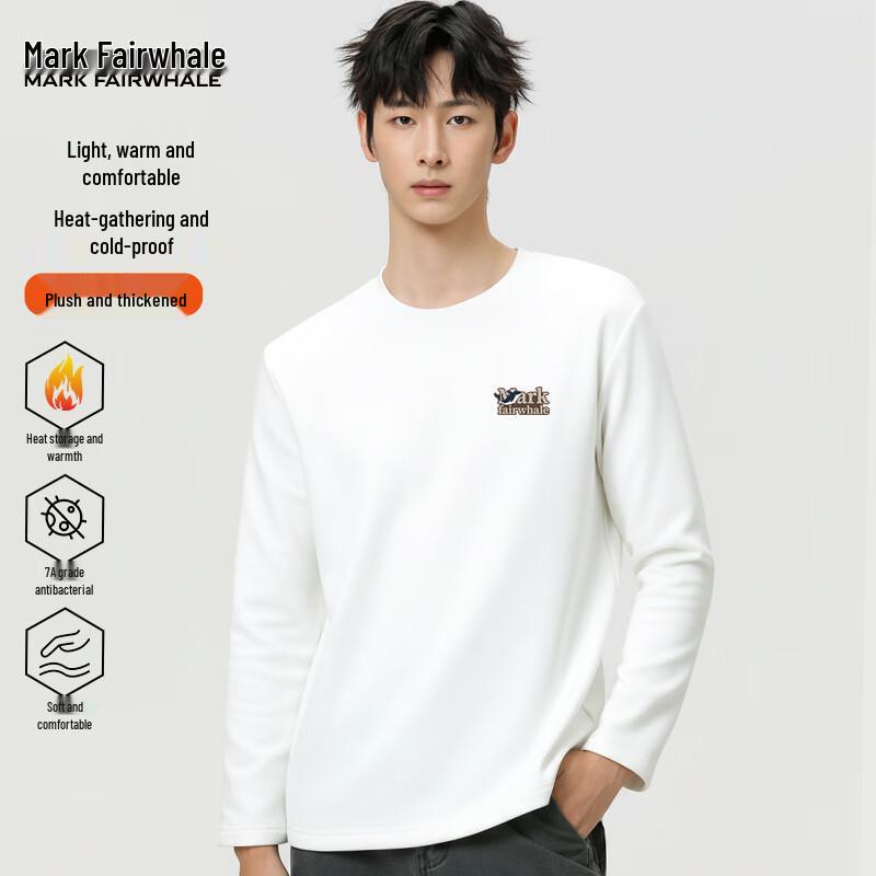 Mark Fairwhale Men s Thermal Long Sleeve Base Layer - 7A Antibacterial & Far Infrared 3XL