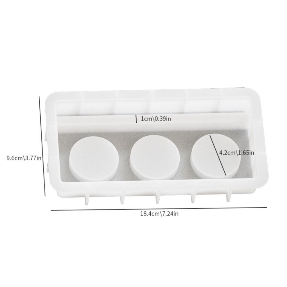 Christmas Ornaments Molds Silicone DIY Candle Holders Portable Jewelry Stand Casting Molds