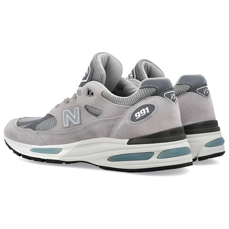 New Balance Nb 991 Comfortable Soft Durable Lightweight Low-Top Running Shoes Men Sneaker Gray U991GL2L