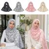 Cotton Voile Voile Scarf Breathable Muslim Scarf Fashion Hijab Shawl  Muslim Women