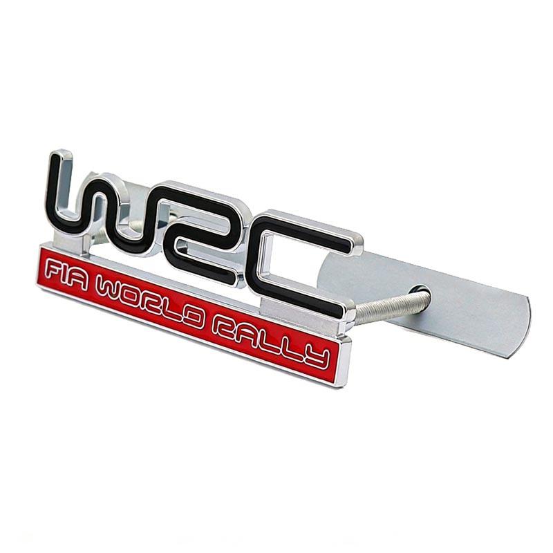 3D Metal WRC Car Decoration For Golf Polo Fit Civic Focus Grille Modification Accessories