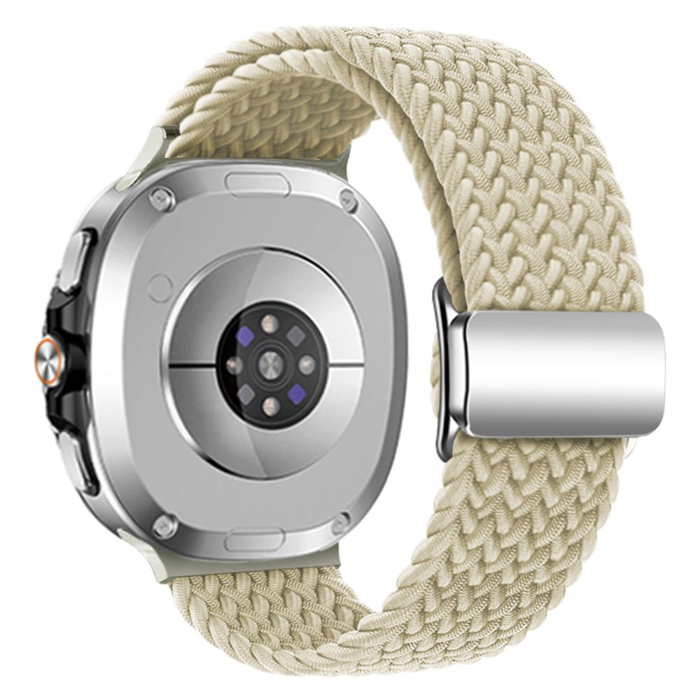 Wrist Strap for Samsung Galaxy Watch8 44mm/40mm/Watch8 Classic 46mm Magnetic Clasp Woven Nylon Watch Band