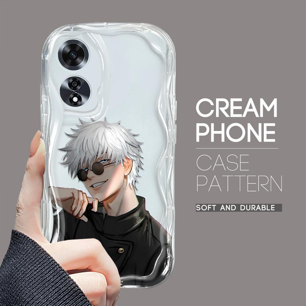 

Для OPPO A12 A15 A38 A58 A60 A76 A92 Reno8 11F 11Pro 12 Realme 10 12Pro 14 C35 C63 Модна Дівчина Кремова Текстура М який Силікон Повне Покриття Захист Камери Realme Narzo N61 чистий