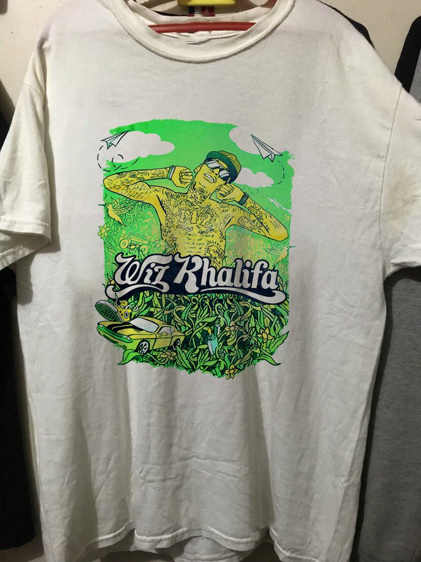 New Rare Wiz Khalifa Rolling Papers Cotton White S-5XL Shirt TT454 M