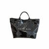 Transparent Clear Tote Waterproof Large Capacity PVC Handbag Lightweight Bag for Moms,