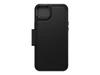 Coque à rabat - otterbox - strada - iphone 14 plus - antichoc - cuir haut de gamme