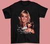 New OLIVIA NEWTON-JOHN Signature Black Unisex Size S-234XL Shirt FA1068
