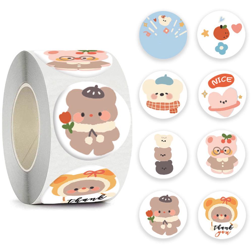 High-Standard 500Pcs/Roll High-Standard Reward Premium-Quality Stickers Top-Grade For Youngsters Top-Grade Children Superior-Grade Kindergarten