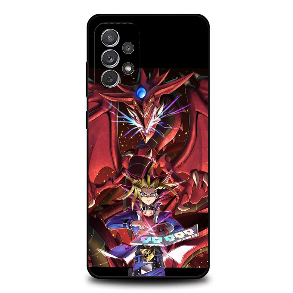 Yu-Gi-Oh Anime Phone Case For Samsung S25,S24,S21,S22,S23,S30,Ultra,S20,Plus,Fe,Lite,Note,10,9,5G Black Cover