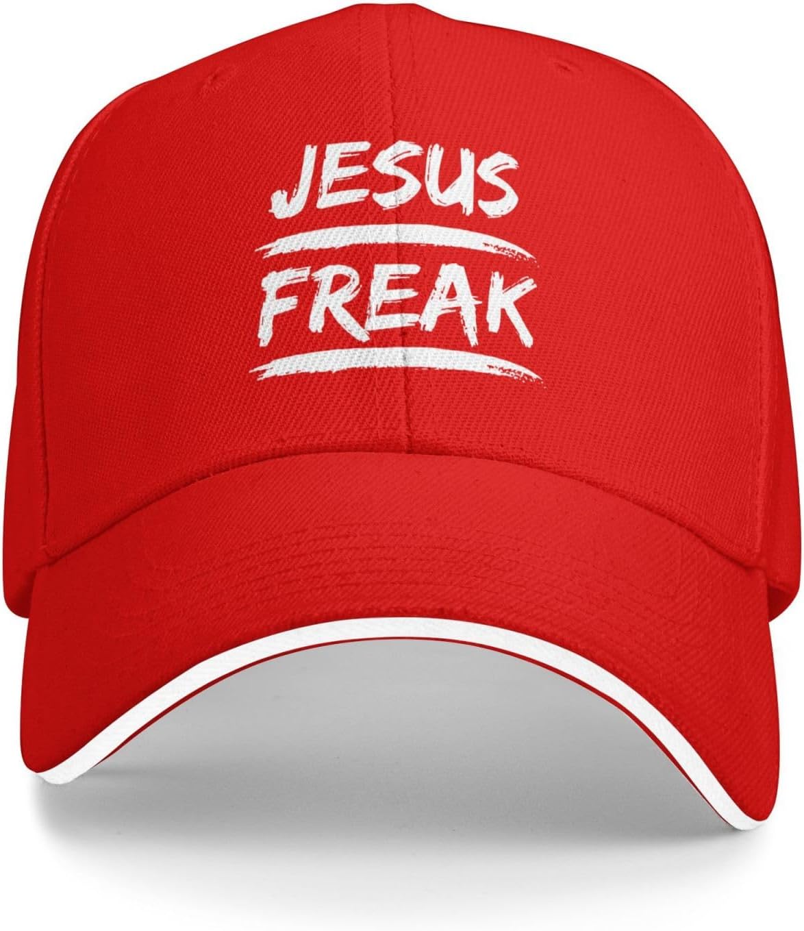 

Графическая бейсболка Jesus Freak, полиэстер, повседневная, регулируемая, тракер, для унисекс взрослых One Size