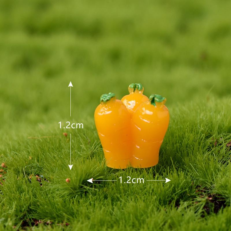 Lovely Carrot Rabbit House Mini Garden Ornament Craft Resin Figurine