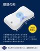 Memory Foam Pillow for Relieving Shoulder and Neck Perfect for Side and Back with a Center Hole and 3 Height Comfortable Sleeping Trial Pain,