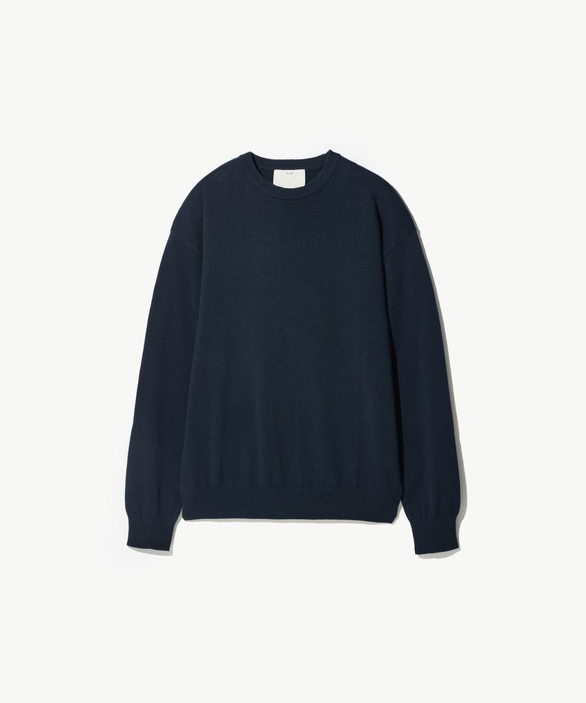 STCO Codigallery Cotton Round Knit Dark Navy (Classic Fit)_Cktwz07Ns7