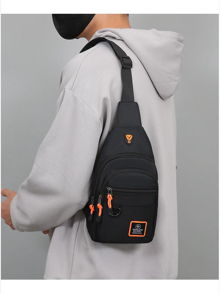 Men's Trendy Multi-Layer Crossbody Chest Bag - 2025 Wear-Resistant, Stylish, Portable Shoulder Backpack