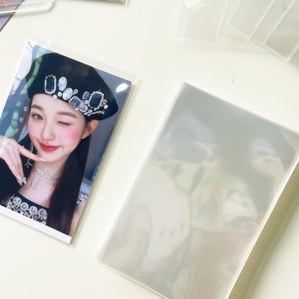 High Transparency Silk Card Protective Sleeves for Polaroid Album