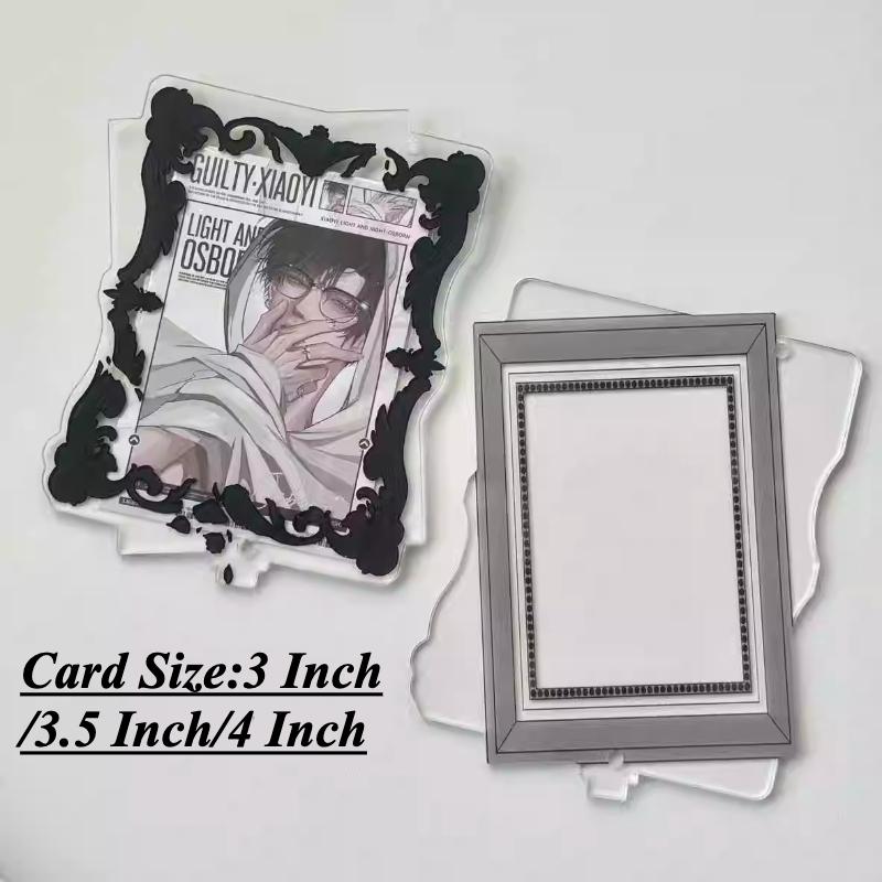 Double-sided Irregular Acrylic Photo Frames for Girls Room Decor Original Design 3 Inch Kpop Idol Card Sleeves Wholesales 2025