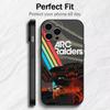 Custodia per Telefono Gioco ARC R-Raiders-s Per iPhone17,16,15,14,13,12 Plus,Max Copertura Nera in Morbido Silicone